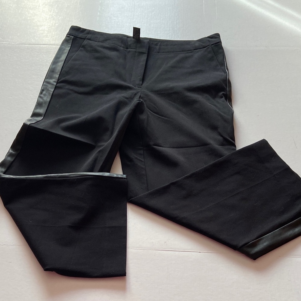 Alfani Black Tuxedo Cropped Dress Pants